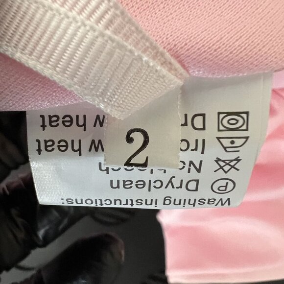 Wedding Apparel NWT Womens 2 Baby Pink Floral Lace Corset Mini Dress Coquette - Picture 12 of 16